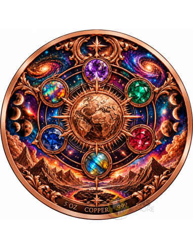 THE OPAL EMPRESS Divine Elements 5 Oz Copper Medal 2026 - Coins & More - Próximamente