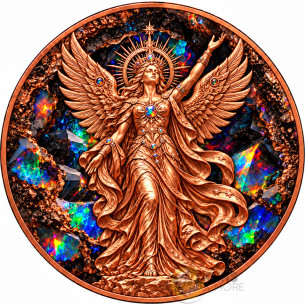 THE OPAL EMPRESS Divine Elements 5 Oz Copper Medal 2026 - Coins & More - À Venir