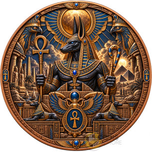 ANUBIS VS THE CURSED PHARAOH The Eternal Curse 1 Kg Copper 1 Oz Silver Eagle USA 2026 - Coins & More - In Arrivo 2