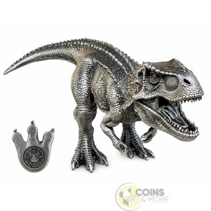 TYRANNOSAURUS REX Prehistoric Titans 2 Oz Silver Coin 2000 Francs Cameroon 2026 - Coins & More - Próximamente
