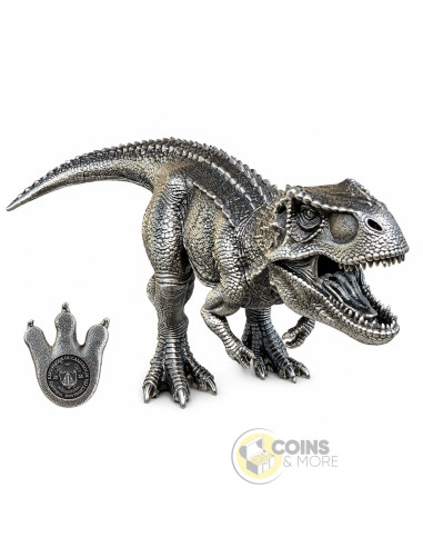 TYRANNOSAURUS REX Prehistoric Titans 2 Oz Silver Coin 2000 Francs Cameroon 2026 - Coins & More - Próximamente