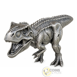 TYRANNOSAURUS REX Prehistoric Titans 2 Oz Silver Coin 2000 Francs Cameroon 2026 - Coins & More - Próximamente 2