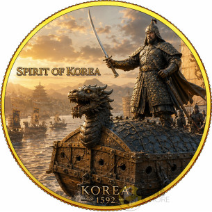 SPIRIT OF KOREA The Korea Series 1 Oz Silver coin 1 Onza Mexico 2024 - Coins & More - Demnächst 2
