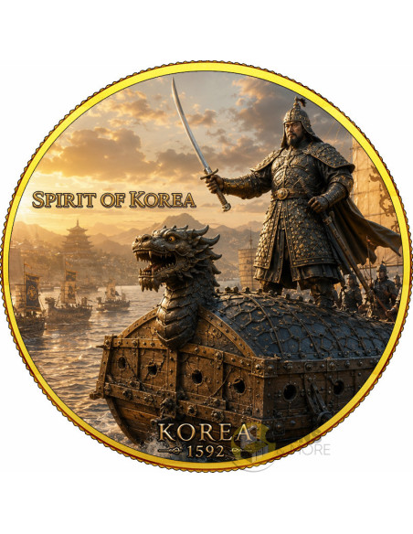 SPIRIT OF KOREA The Korea Series 1 Oz Silver coin 1 Onza Mexico 2024 - Coins & More - Demnächst
