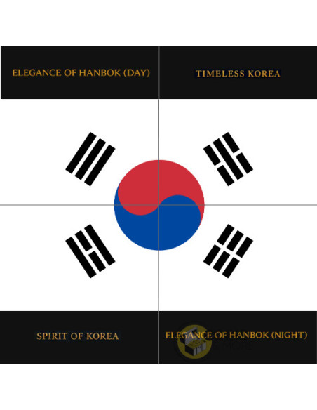 ELEGANCE OF HANBOK (NIGHT) The Korea Series 1 Oz Silver coin 1 Onza Mexico 2024 - Coins & More - Demnächst
