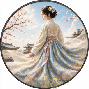 ELEGANCE OF HANBOK (DAY) The Korea Series 1 Oz Silver coin 1 Onza Mexico 2024 - Coins & More - Demnächst 2