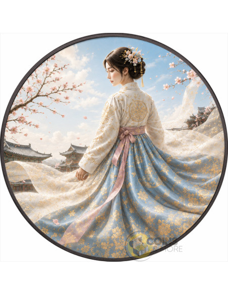 ELEGANCE OF HANBOK (DAY) The Korea Series 1 Oz Silver coin 1 Onza Mexico 2024 - Coins & More - Demnächst