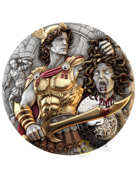 PERSEUS & MEDUSA 2 Oz Silver Coin 2000 Francs Cameroon 2026 - Coins & More - À Venir