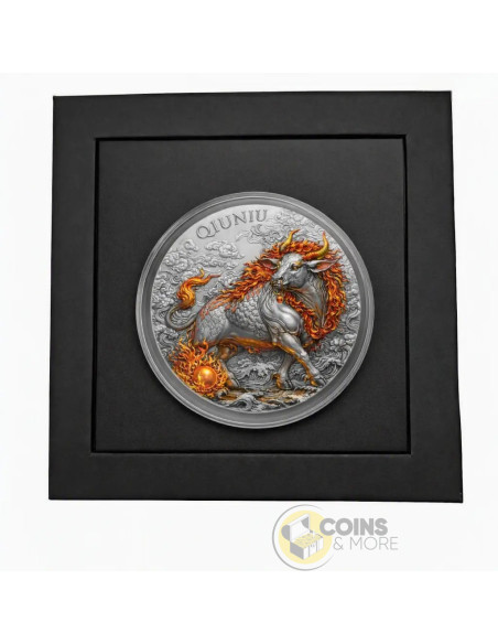 QIU NIUE Nine Sons of the Dragon 2 Oz Silver Coin 2 Guards Truth Guard 2026 - Coins & More - Coming Soon