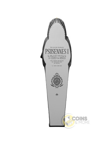 THE SILVER COFFIN OF KING PSUSENNES 5 Oz Silver Coin 10$ Niue 2027 - Coins & More - À Venir