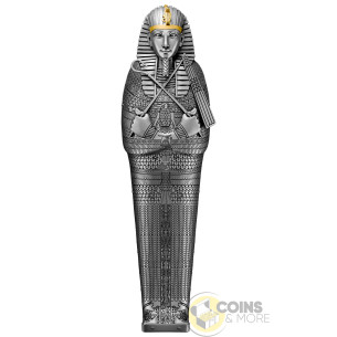 THE SILVER COFFIN OF KING PSUSENNES 5 Oz Silver Coin 10$ Niue 2027 - Coins & More - À Venir
