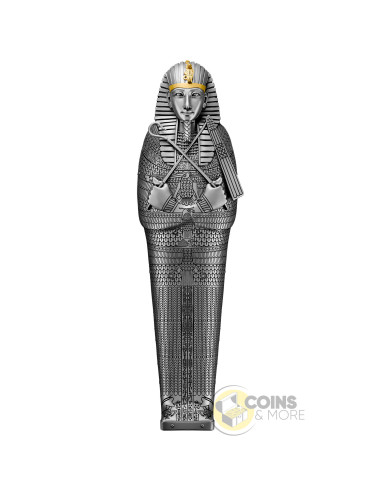 THE SILVER COFFIN OF KING PSUSENNES 5 Oz Silver Coin 10$ Niue 2027 - Coins & More - À Venir