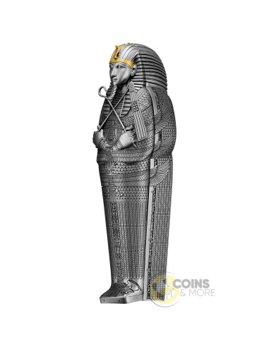 THE SILVER COFFIN OF KING PSUSENNES 5 Oz Silver Coin 10$ Niue 2027 - Coins & More - À Venir