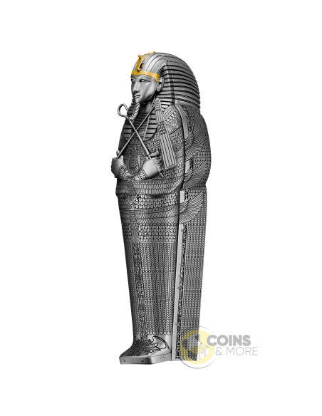 THE SILVER COFFIN OF KING PSUSENNES 5 Oz Silver Coin 10$ Niue 2027 - Coins & More - À Venir
