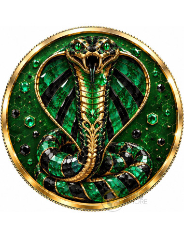 THE EMERALD VENOM Maple Leaf 1 Oz Silver Coin $5 Canada 2026 - Coins & More - Coming Soon