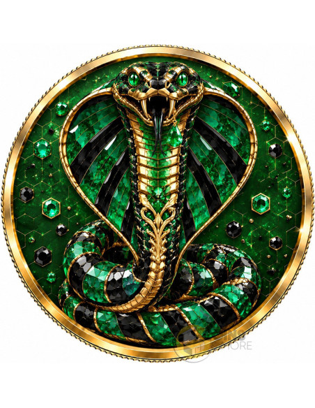 THE EMERALD VENOM Maple Leaf 1 Oz Silver Coin $5 Canada 2026 - Coins & More - Coming Soon