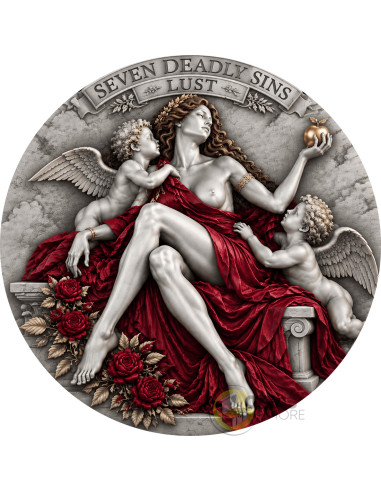 LUST Seven Deadly Sins 2 Oz Silver Coin 2 Guards Truth Guard 2026 - Coins & More - Coming Soon