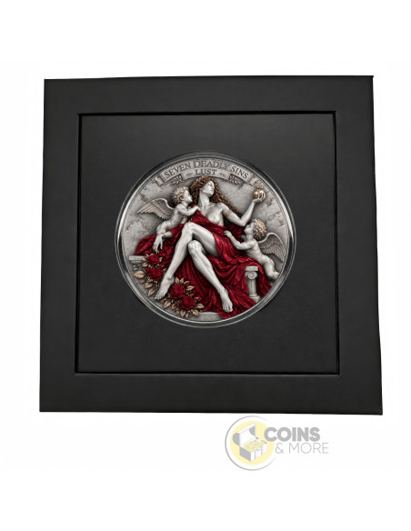 LUST Seven Deadly Sins 2 Oz Silver Coin 2 Guards Truth Guard 2026 - Coins & More - Coming Soon