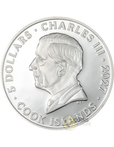 CHEETAH Born For Speed 1 Oz Silver Coin 5$ Cook Islands 2027 - Coins & More - Coming Soon