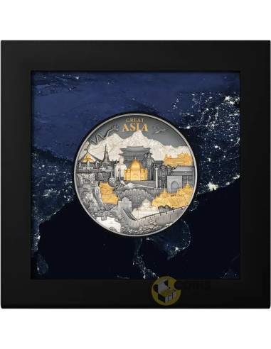 GREAT ASIA Hidden Treasure 3 Oz Silver Coin 20$ Cook Islands 2027 - Coins & More - Coming Soon