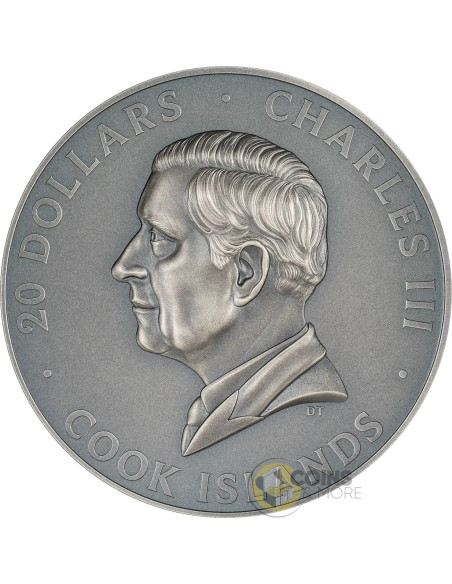 GREAT ASIA Hidden Treasure 3 Oz Silver Coin 20$ Cook Islands 2027 - Coins & More - Coming Soon