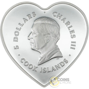 BRILLANT LOVE LOVEBIRDS Silver Coin 5$ Cook Islands 2027 - Coins & More - Coming Soon 2