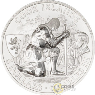 SWORD FIGHTING Knight Games 1 Oz Silver Coin 5$ Cook Islands 2027 - Coins & More - Coming Soon 2