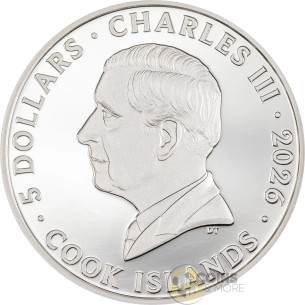 GREED Seven Deadly Sins 1 Oz Silver Coin 5$ Cook Islands 2027 - Coins & More - In Arrivo 2