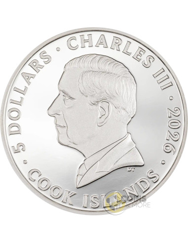 GREED Seven Deadly Sins 1 Oz Silver Coin 5$ Cook Islands 2027 - Coins & More - In Arrivo