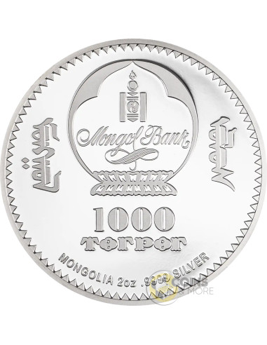 TRANS-SIBERIAN RAILWAY Fabergé 2 Oz Silver Coin 1000 Togrog Mongolia 2027 - Coins & More - Coming Soon