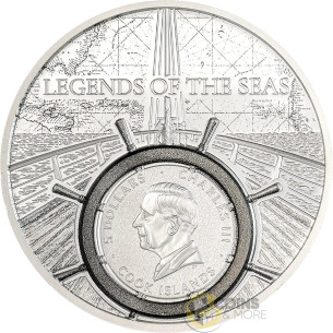 ENDURANCE Legends of the Seas 1 Oz Silver Coin 5$ Cook Islands 2027 - Coins & More - Coming Soon 2