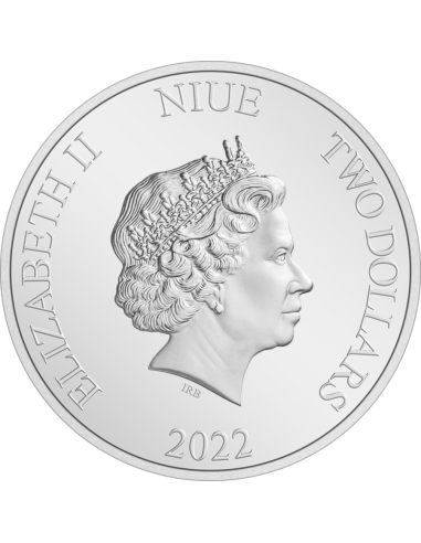 GROGU THE MANDALORIAN Classic 1 Oz Silver Coin 2$ Niue 2022 - Coins & More - Film e Series