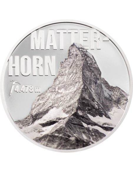 MATTERHORN 2 Oz Silver Coin 10$ Cook Islands 2022 - Coins & More - Naturaleza y Animales