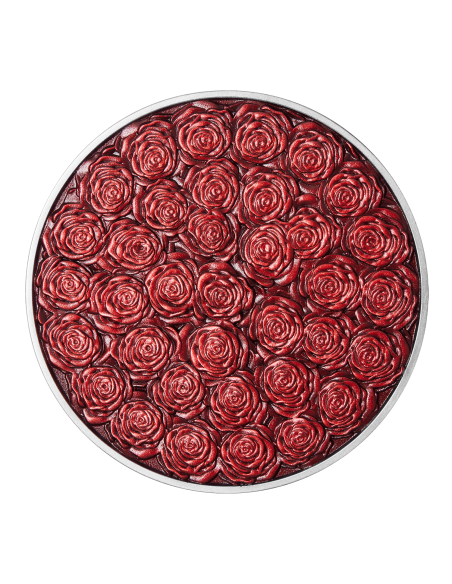 ROSE BOUQUET Copper Coin 500 Francs Chad 2022 - Coins & More - Chad