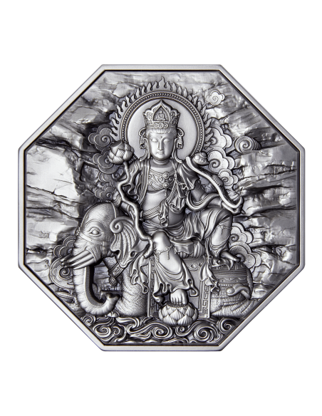 SAMANTABHADRA 5 oz Silver Coin 25000 Francs Chad 2022 - Coins & More - Cameroon