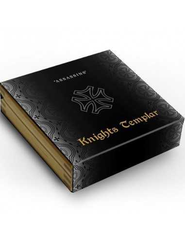 KNIGHTS TEMPLAR Assassins Gold Plating 2 Oz Silver Coin 5$ Niue 2021 - Coins & More - Histoire