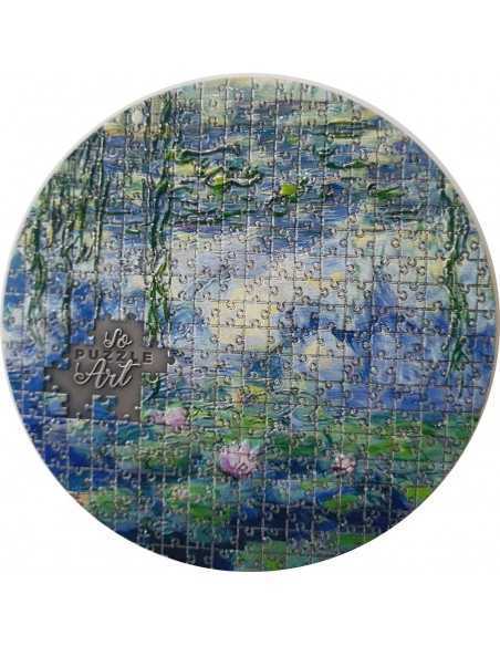 WATER LILIES By Claude Monet So Puzzle Art 3 Oz Silver Coin 3000 Francs Cameroon 2021 - Coins & More - Camerún