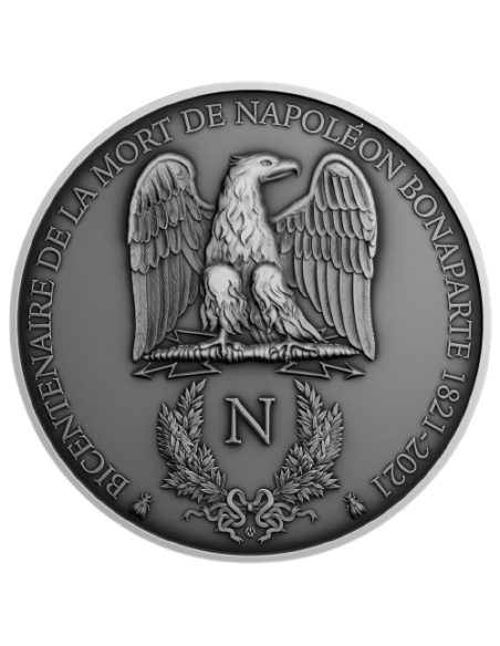 NAPOLEON BONAPARTE DEATH ANNIVERSARY 2 Oz Silver Coin 2000 Francs Cameroon 2021 - Coins & More - Personalità