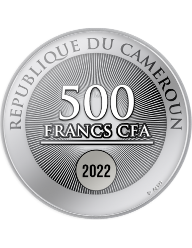 GOOD LUCK Silver Coin 500 Francs Cameroon 2022 - Coins & More - Nuevas