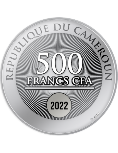 GOOD LUCK Silver Coin 500 Francs Cameroon 2022 - Coins & More - Nuevas