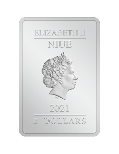 HARRY POTTER AND THE DEATHLY HOLLOWS PART 2 1 Oz Silver Coin 2$ Niue 2021 - Coins & More - Niue