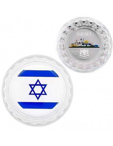 ISRAEL World Landmarks Bottle Cap Silver Proof Coin 500 Francs Chad 2021 - Coins & More - Chad
