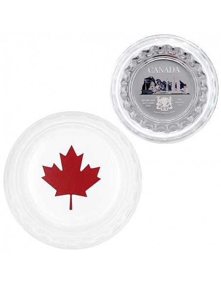 CANADA World Landmarks Bottle Cap Silver Proof Coin 500 Francs Chad 2021 - Coins & More - Tchad