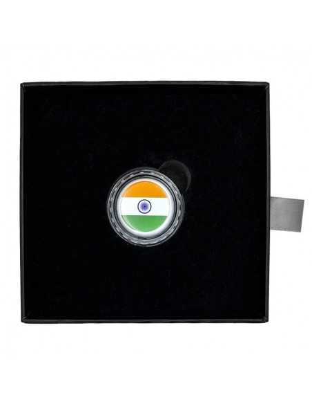 INDIA World Landmarks Bottle Cap Silver Proof Coin 500 Francs Chad 2021 - Coins & More - Tchad
