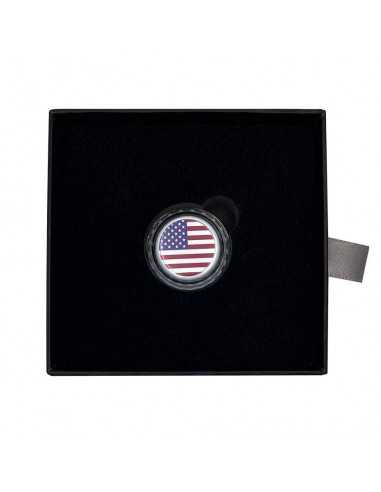 USA World Landmarks Bottle Cap Silver Proof Coin 500 Francs Chad 2021 - Coins & More - Tchad
