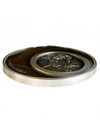 CHERNOBYL Human Tragedies 2 Oz Silver Coin 5$ Niue 2021