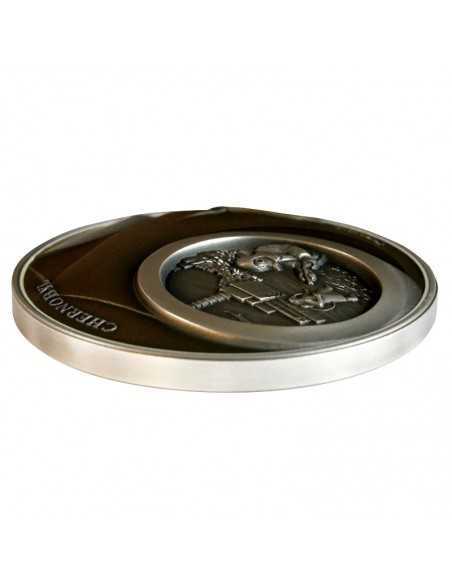 CHERNOBYL Human Tragedies 2 Oz Silver Coin 5$ Niue 2021