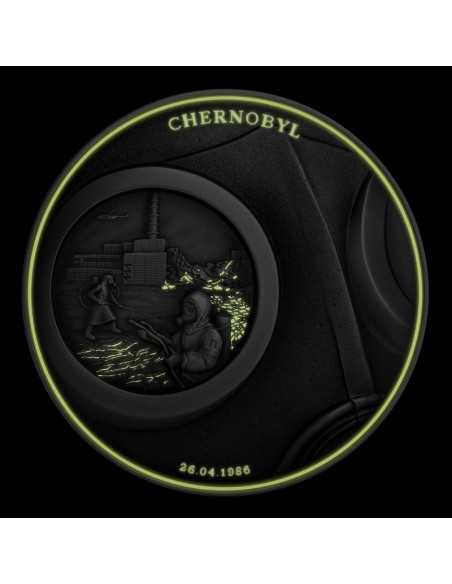 CHERNOBYL Human Tragedies 2 Oz Silver Coin 5$ Niue 2021