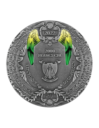 ARCHANGEL RAPHAEL 2 Oz Silver Coin 2000 Francs Cameroon 2022 - Coins & More - Mitologia, Leggende e Folclore