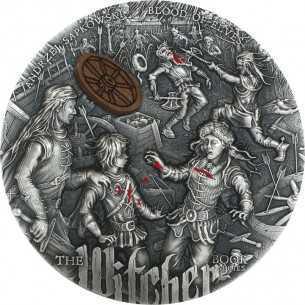 BLOOD OF ELVES The Witcher 2 Oz Moneda Plata 5$ Niue 2021 - Coins & More - Niue